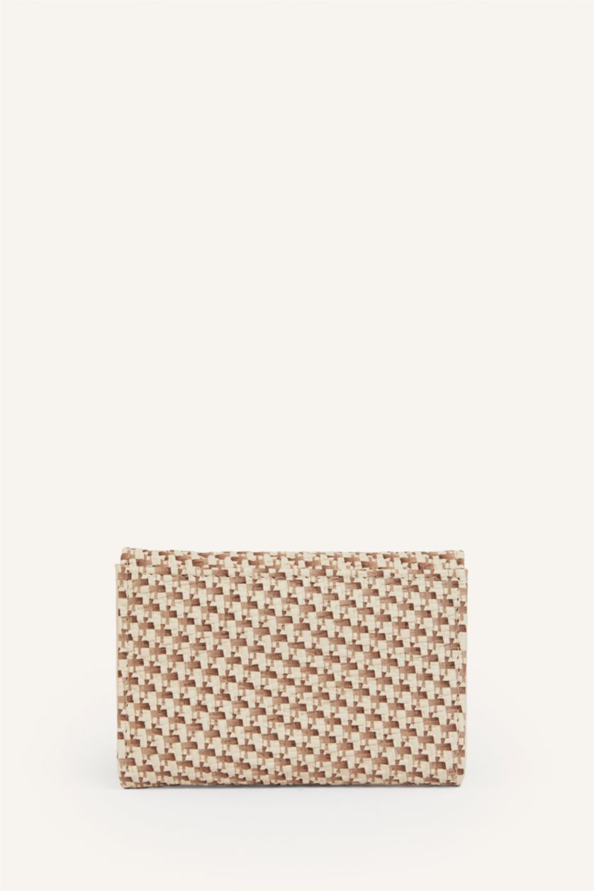 Women Beige Woman Faux Leather Wallets
