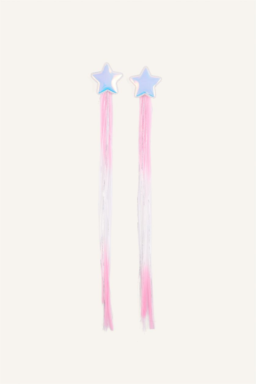 Young Girls - Teen Girls Pink Girl 2 piece Hair Acc.