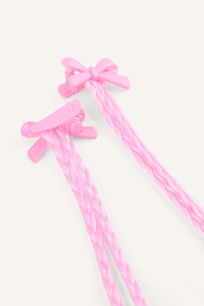Young Girls - Teen Girls Pink Girl 2 piece Hair Acc.