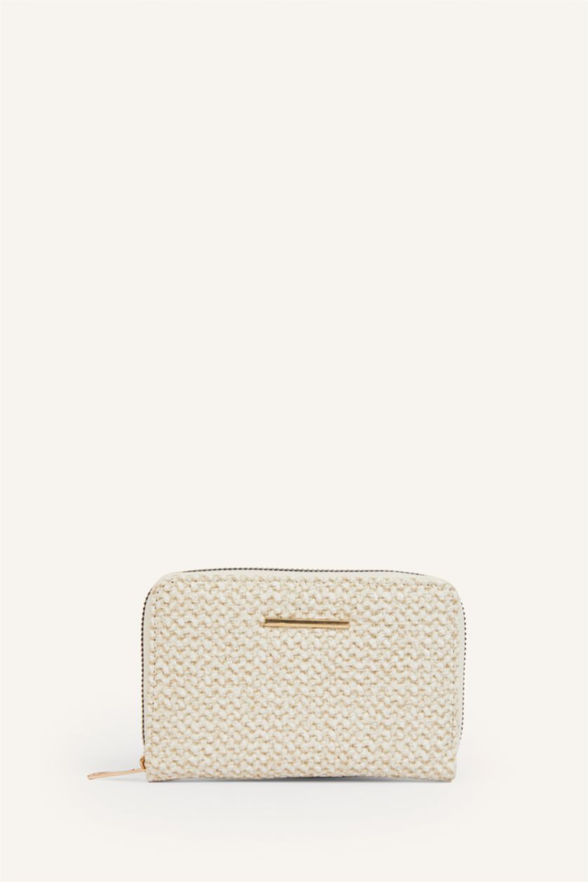 Women Beige Woman Faux Leather Wallets