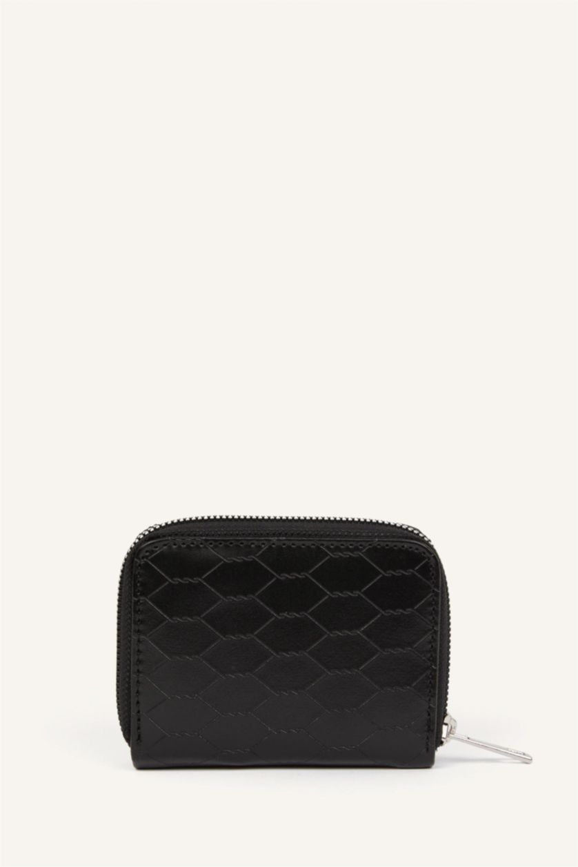 Women Grey Woman Faux Leather Wallets