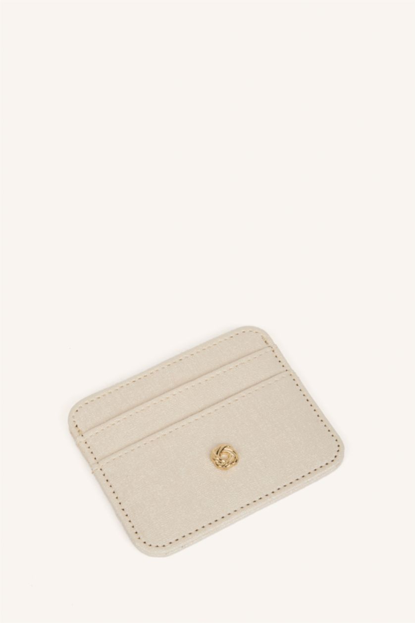 Kadın Bej Kadın Suni Deri Kartlık