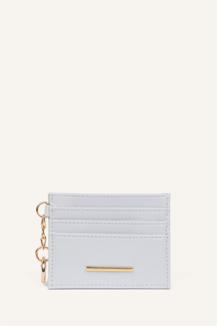 Kadın Mavi Kadın Suni Deri Kartlık