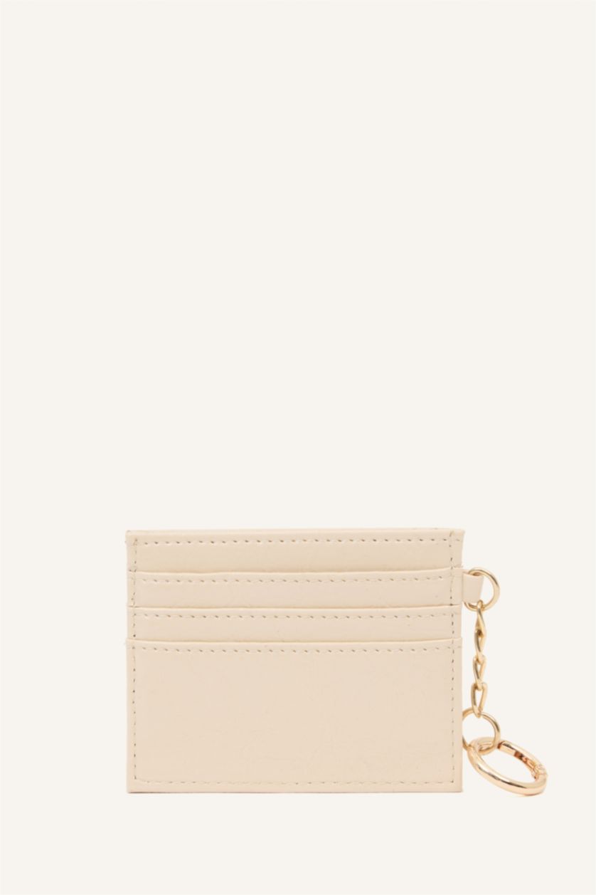 Kadın Bej Kadın Suni Deri Kartlık