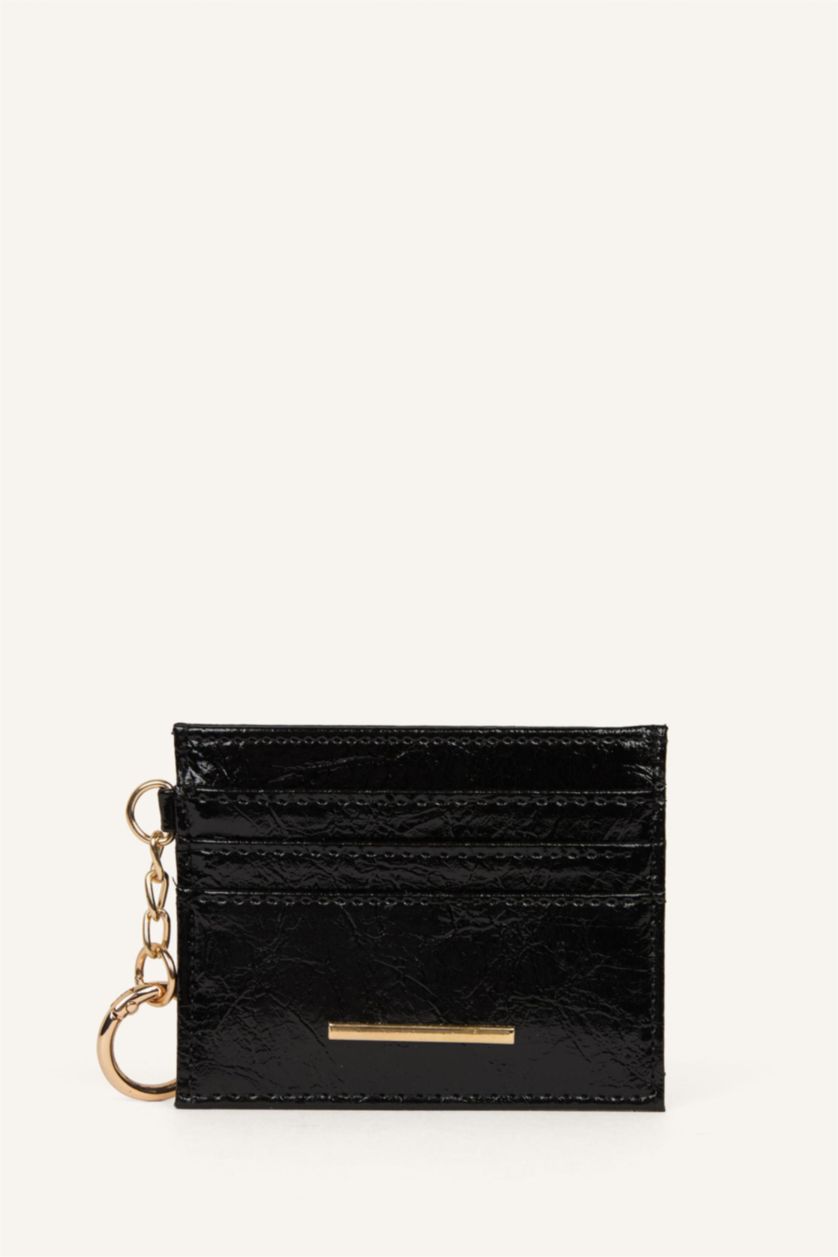 WOMAN Black Woman Business Card Wallet
