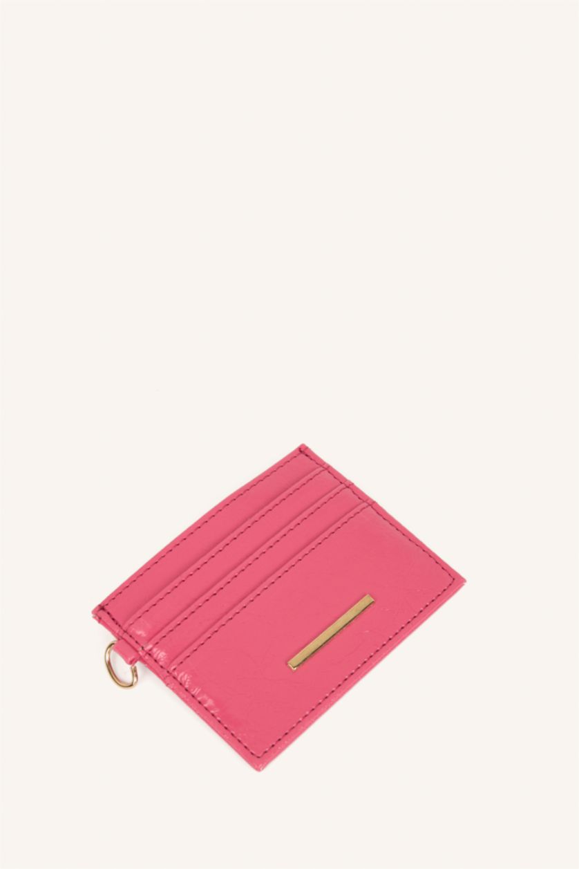 Kadın Fuşya Kadın Suni Deri Kartlık