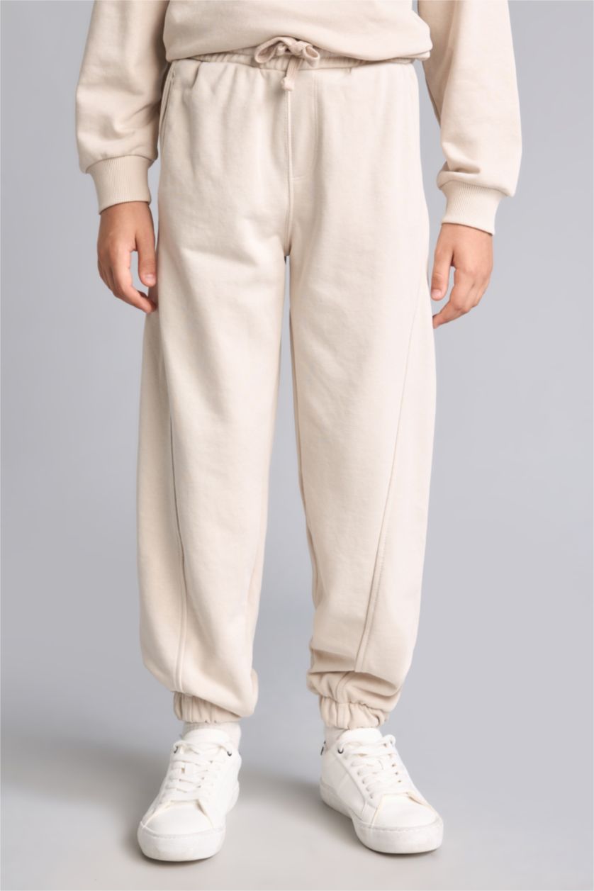 Young Boys - Teen Boys Beige Oversize Fit Trousers
