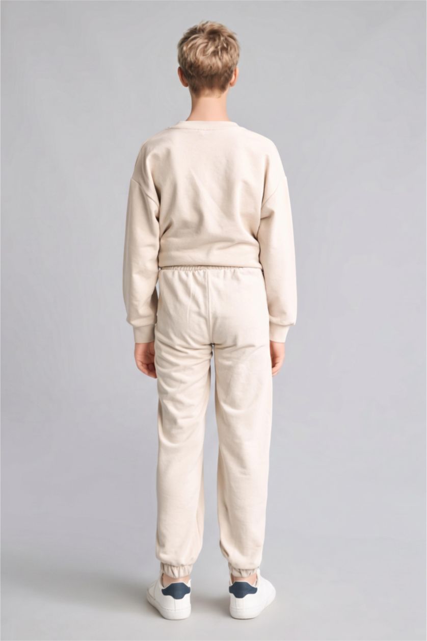 Young Boys - Teen Boys Beige Oversize Fit Trousers