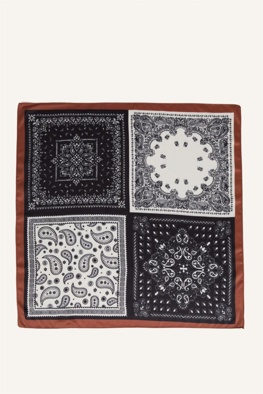 Kadın Açık Bej Kadın Fularlı Suni Deri Cüzdan