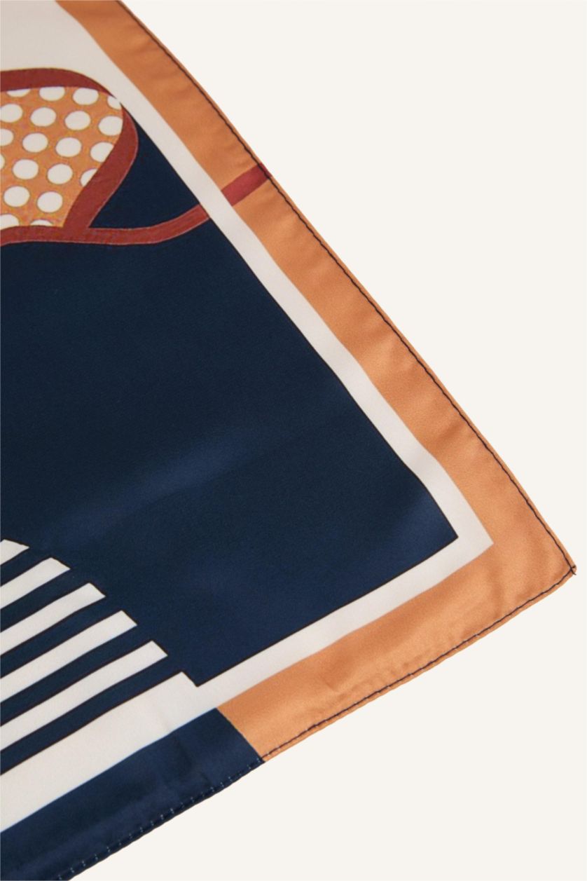 Kadın Haki Kadın Fularlı Suni Deri Cüzdan