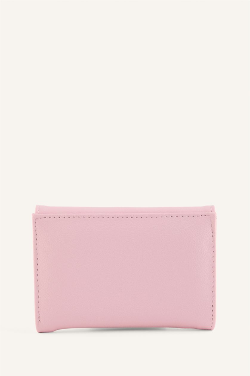 Kadın Pudra Pembe Suni Deri Cüzdan