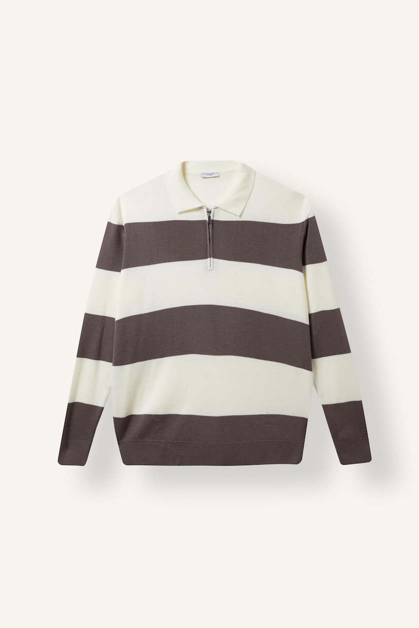 MAN Light Grey Standard Fit Knitwear Pullover