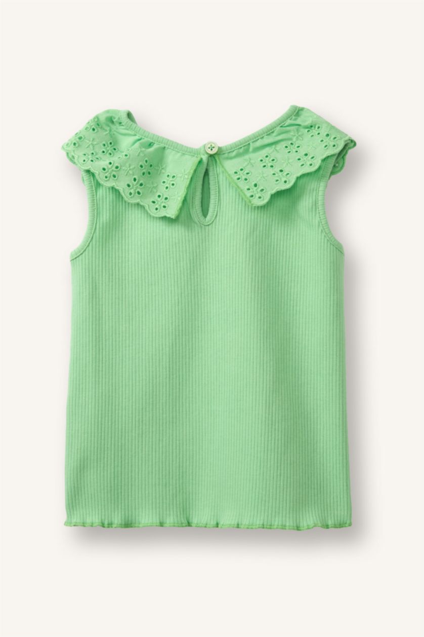 Kız Bebek Yeşil Dantel Atlet Kız Bebek