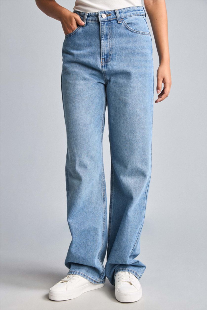 WOMAN Blue Trousers