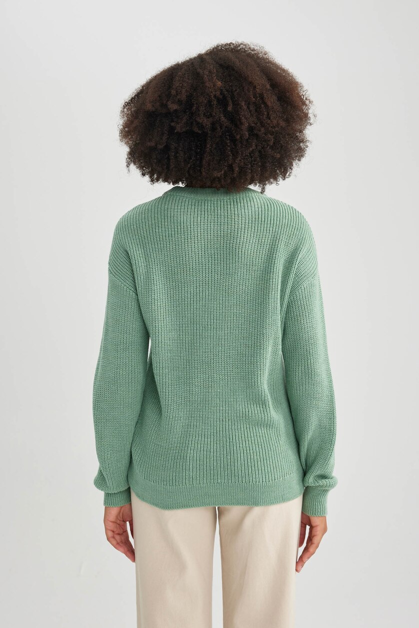 WOMAN Mint Regular Fit Knitwear Pullover