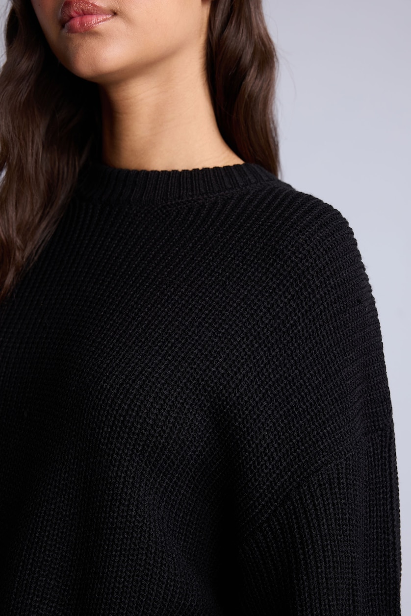 WOMAN Black Regular Fit Pullover