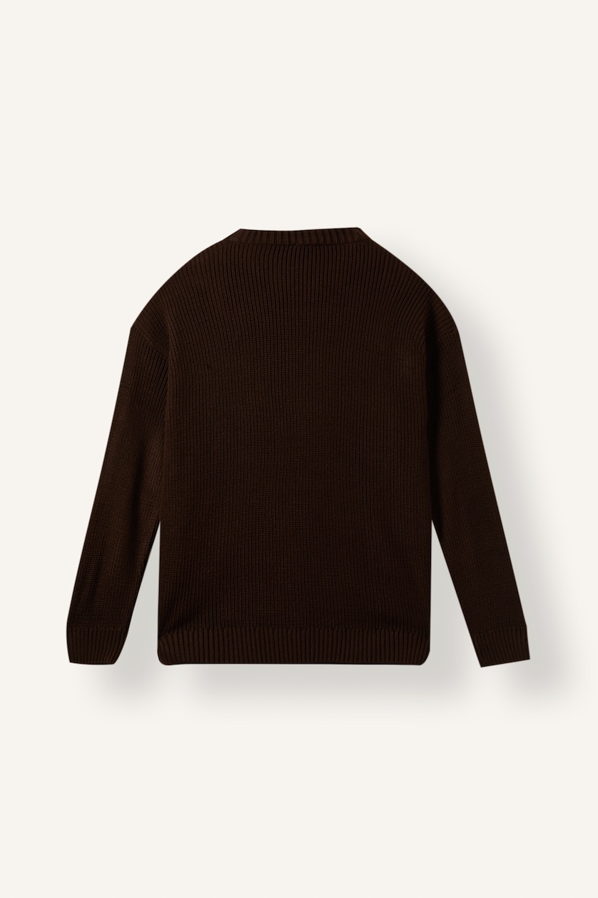 WOMAN Brown Regular Fit Pullover
