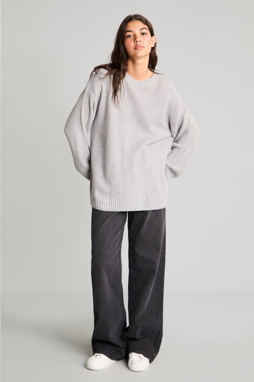 Women Grey Regular Fit Pullover
