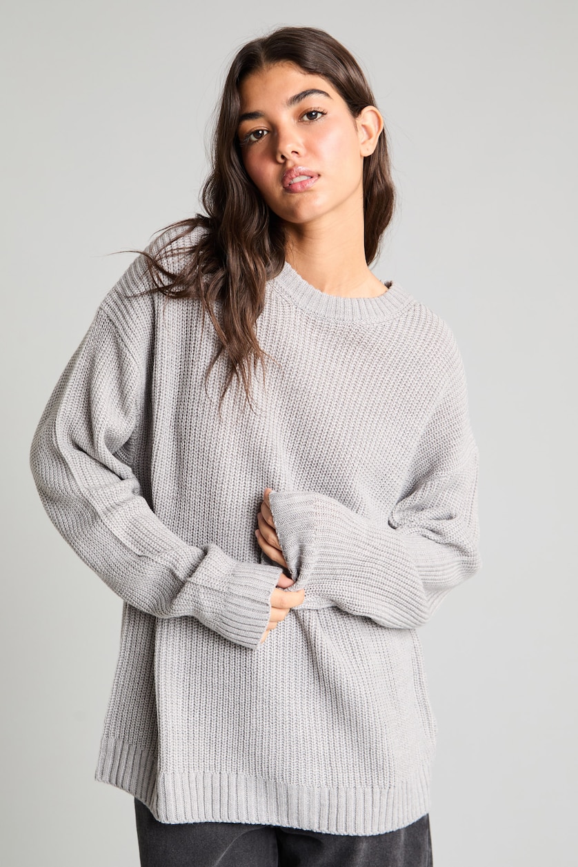 Women Grey Regular Fit Pullover