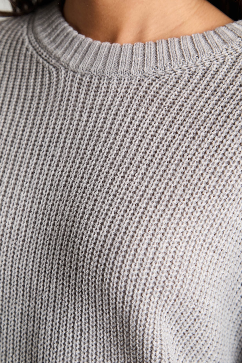 Women Grey Regular Fit Pullover