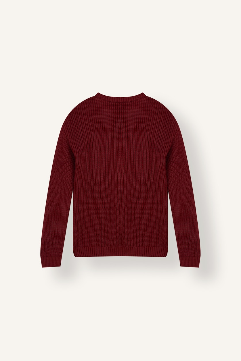 Женщины Красный Свитер Regular Fit