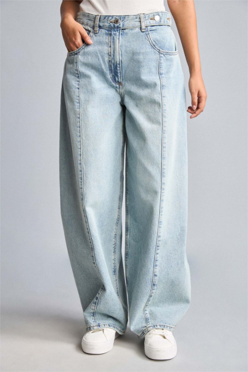 WOMAN Light Blue Trousers