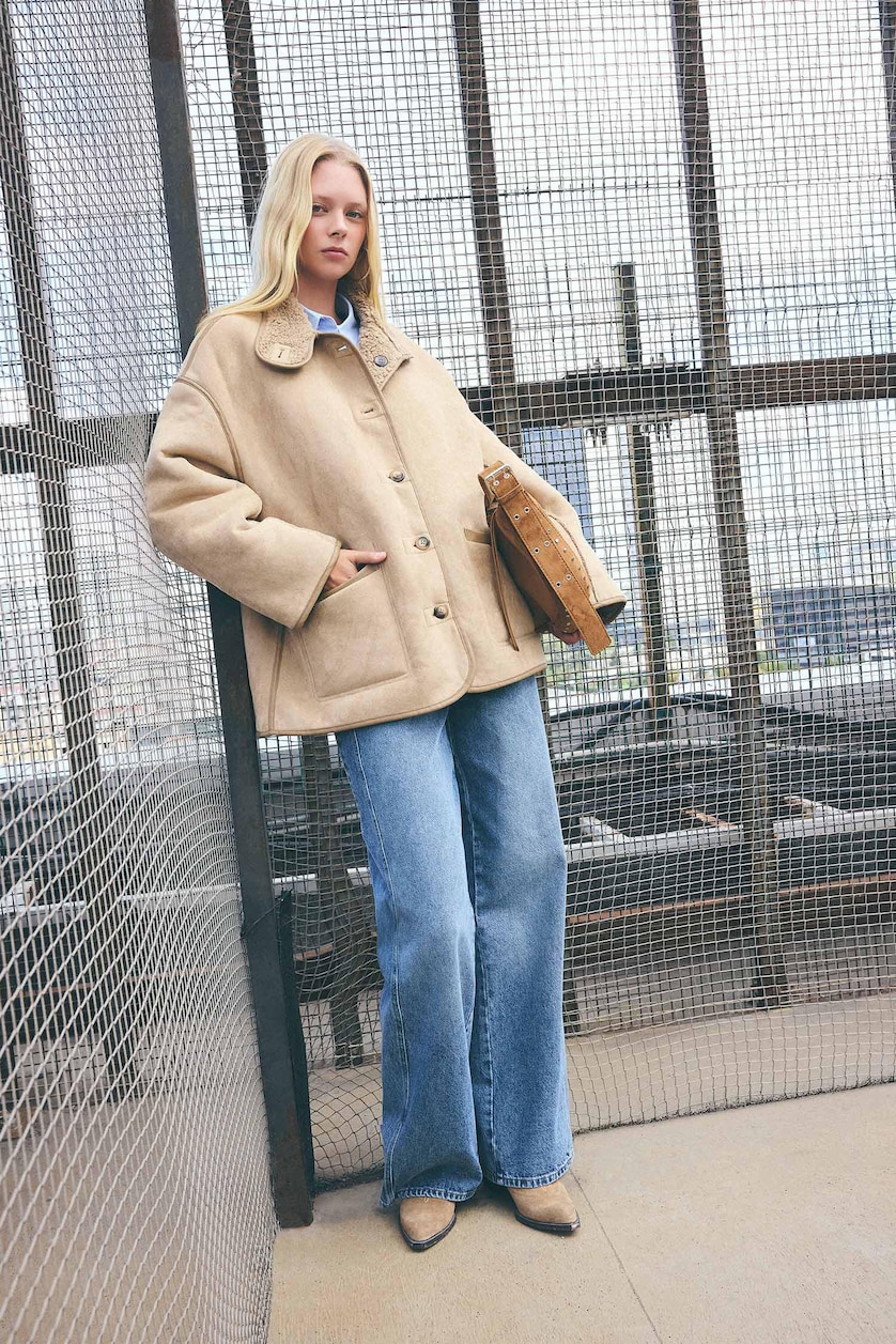 WOMAN Blue Ankle Length Trousers