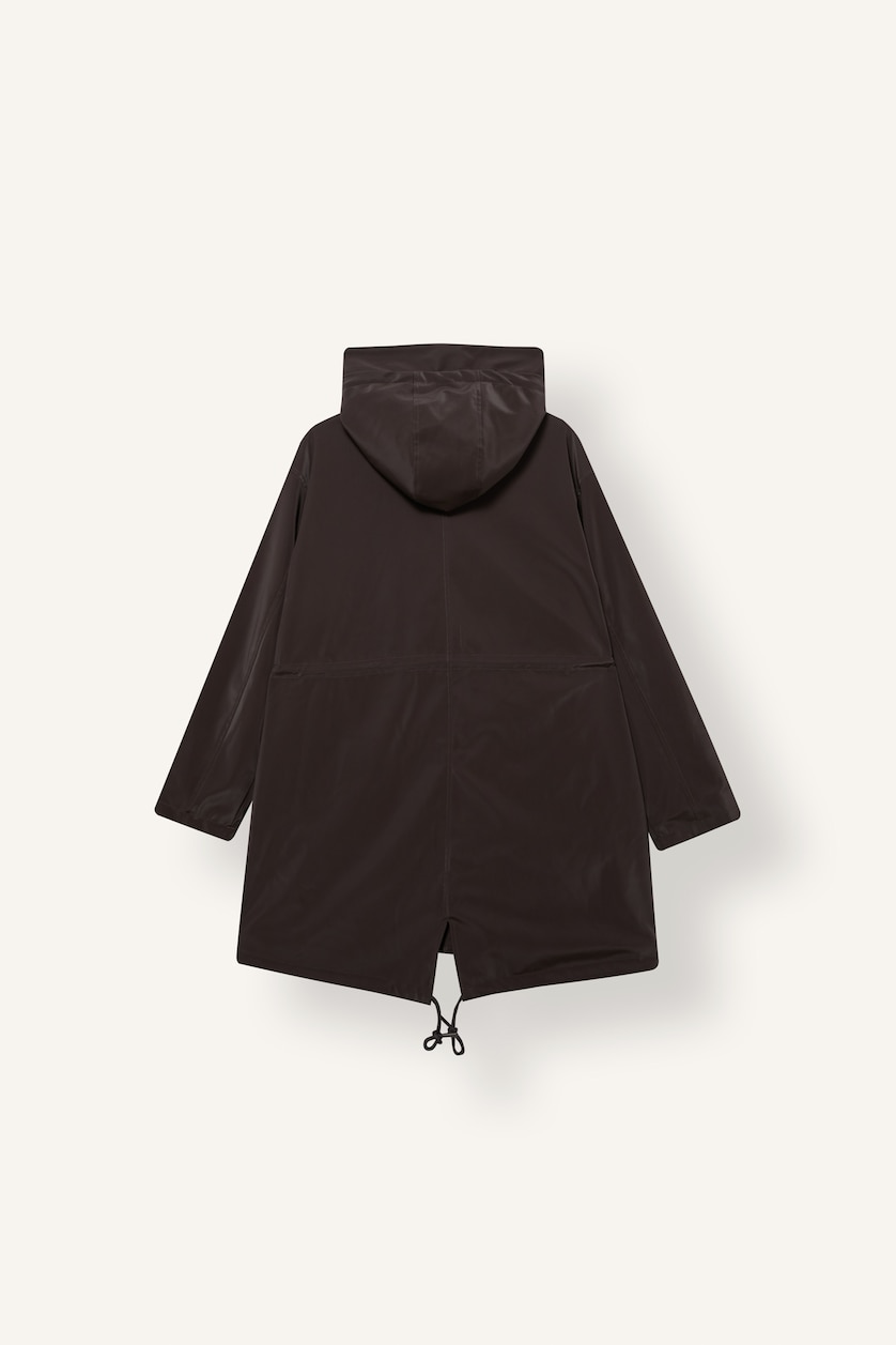 FEMME Marron Imperméable en similicuir Coupe régulière