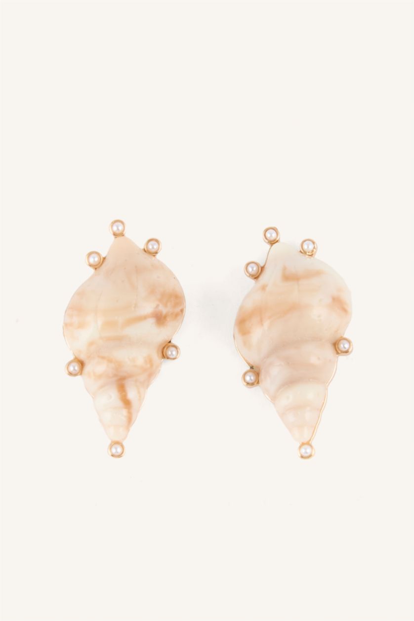Women White Earring