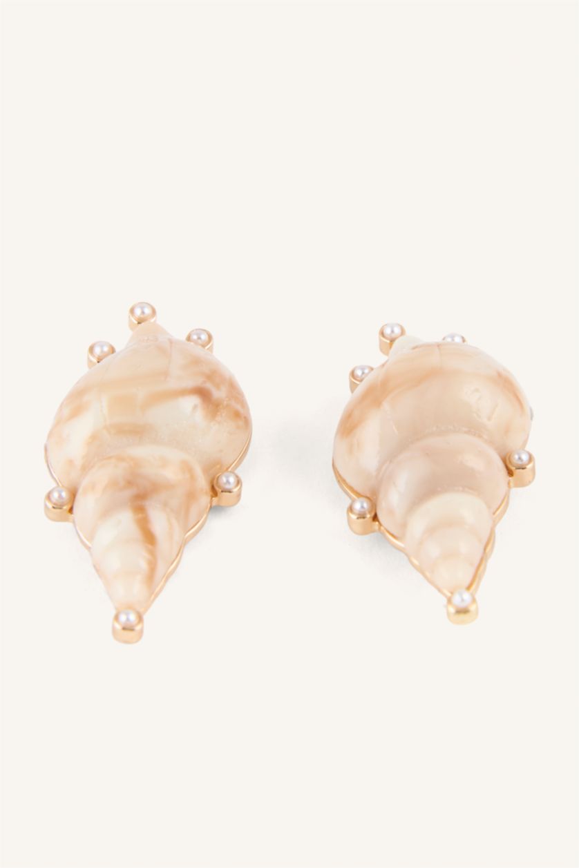 Women White Earring