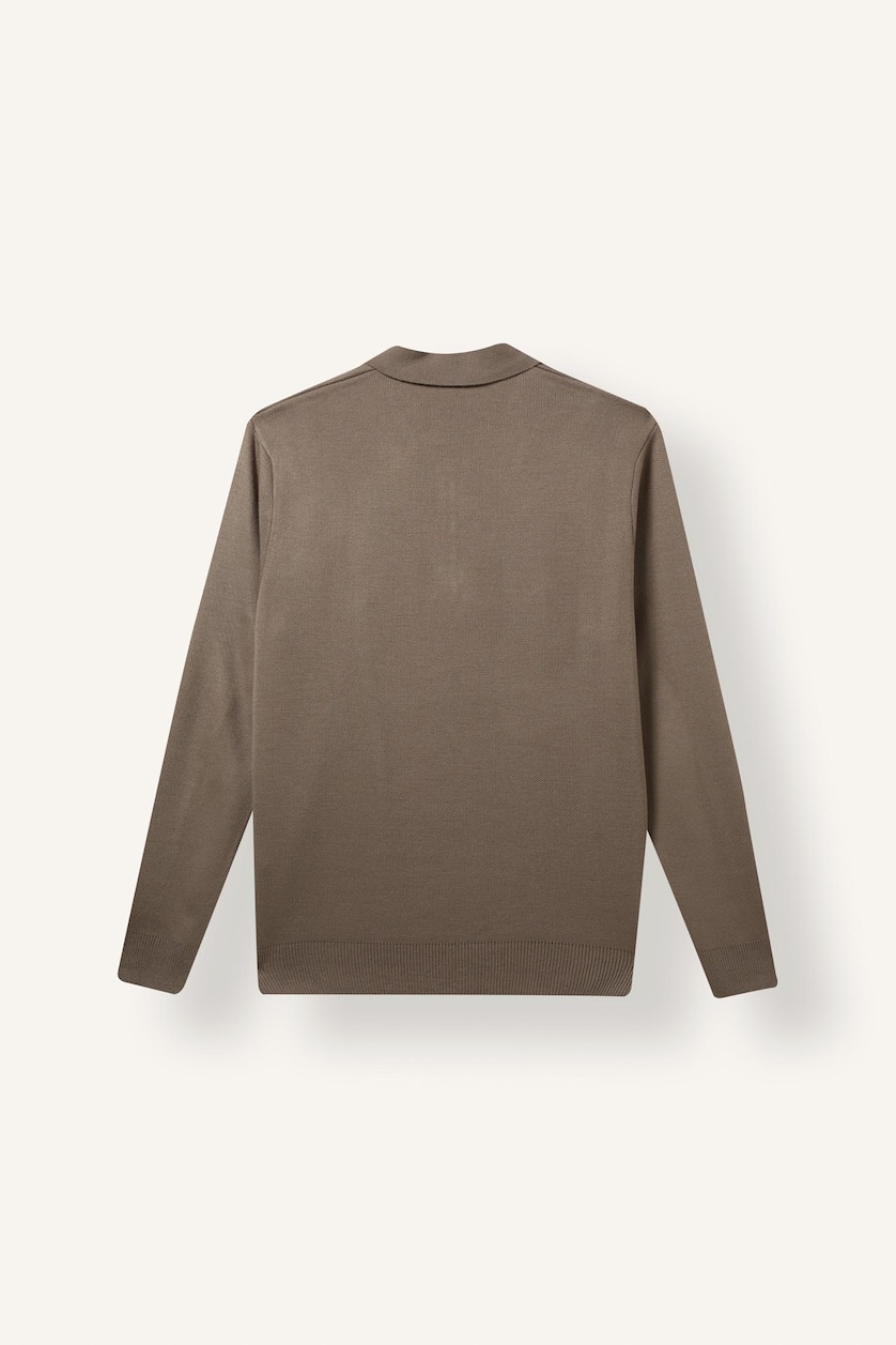 Man Light Brown Standard Fit Knitwear Pullover