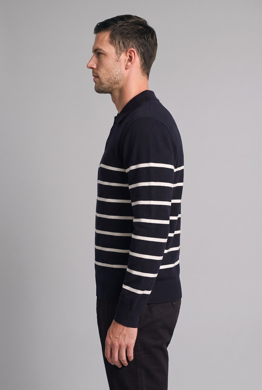 Men NAVY Standard Fit Knitwear Pullover