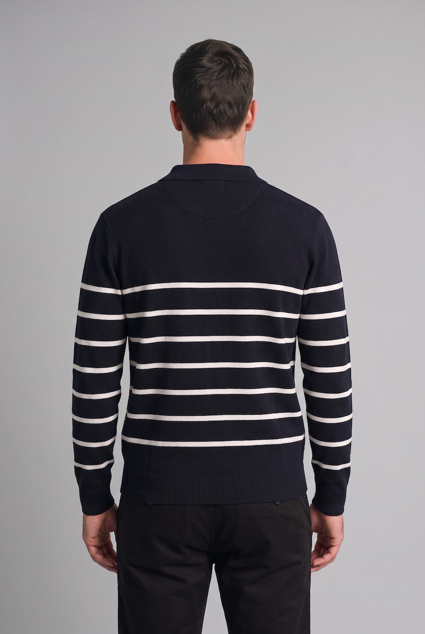 Men NAVY Standard Fit Knitwear Pullover