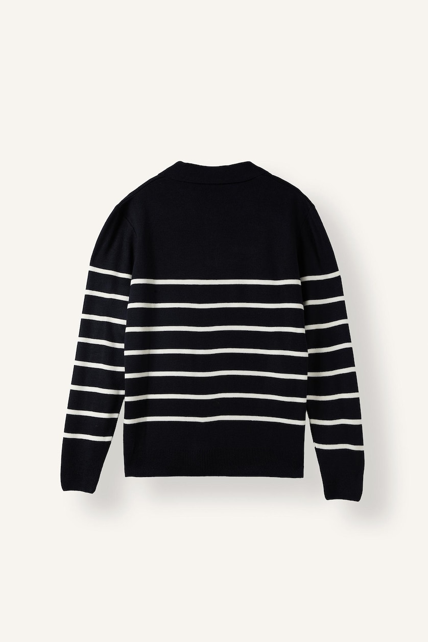 Men NAVY Standard Fit Knitwear Pullover