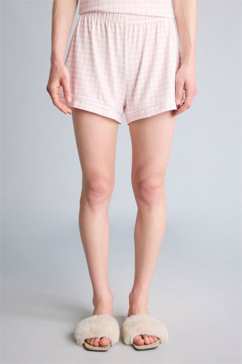 Kadın Açık Pembe Regular Fit 2'Li Pijama Takımı