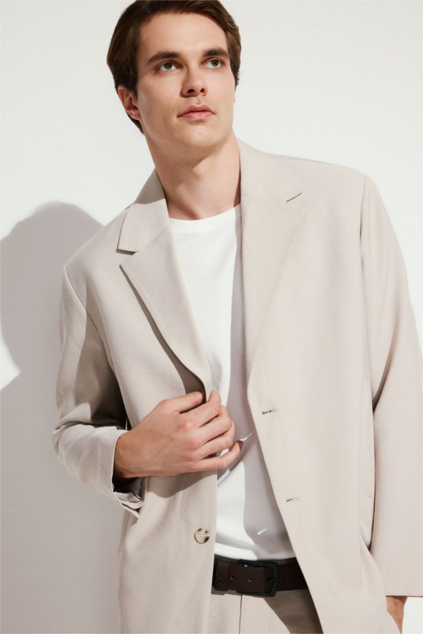 Men Stone Oversize Fit Sensual Blazer