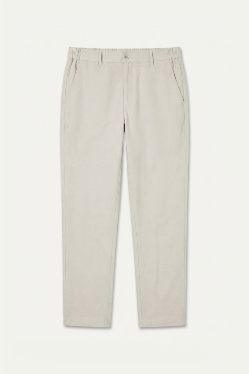 Men Stone Regular Fit Trousers
