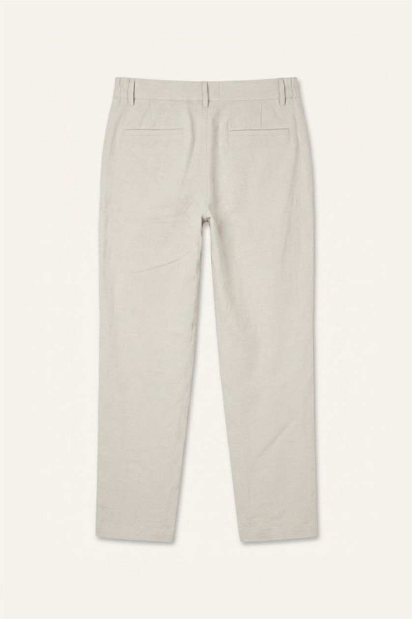Men Stone Regular Fit Trousers