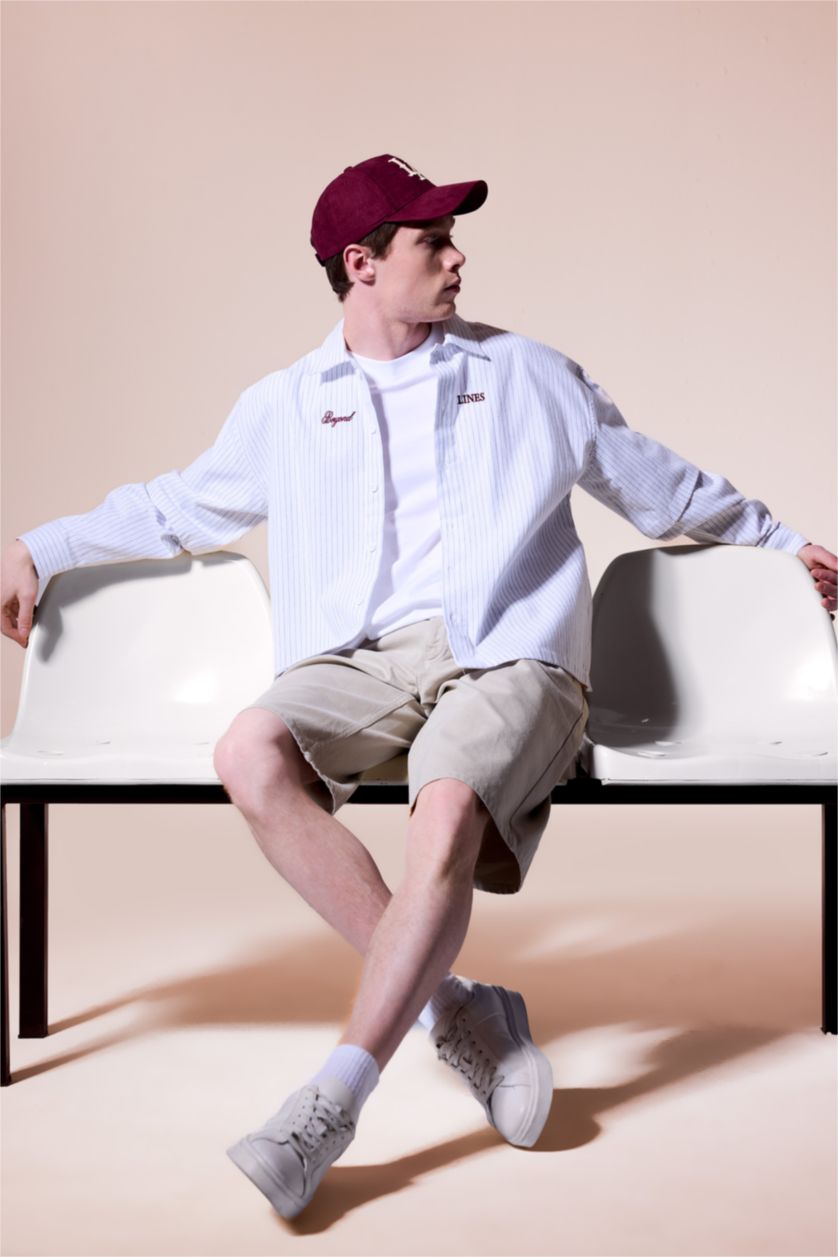 MAN Beige Baggy Fit