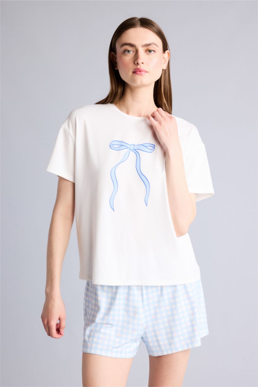 Woman Light Blue 2 piece Set