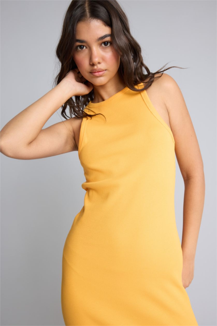 Women Orange Ribana Dress