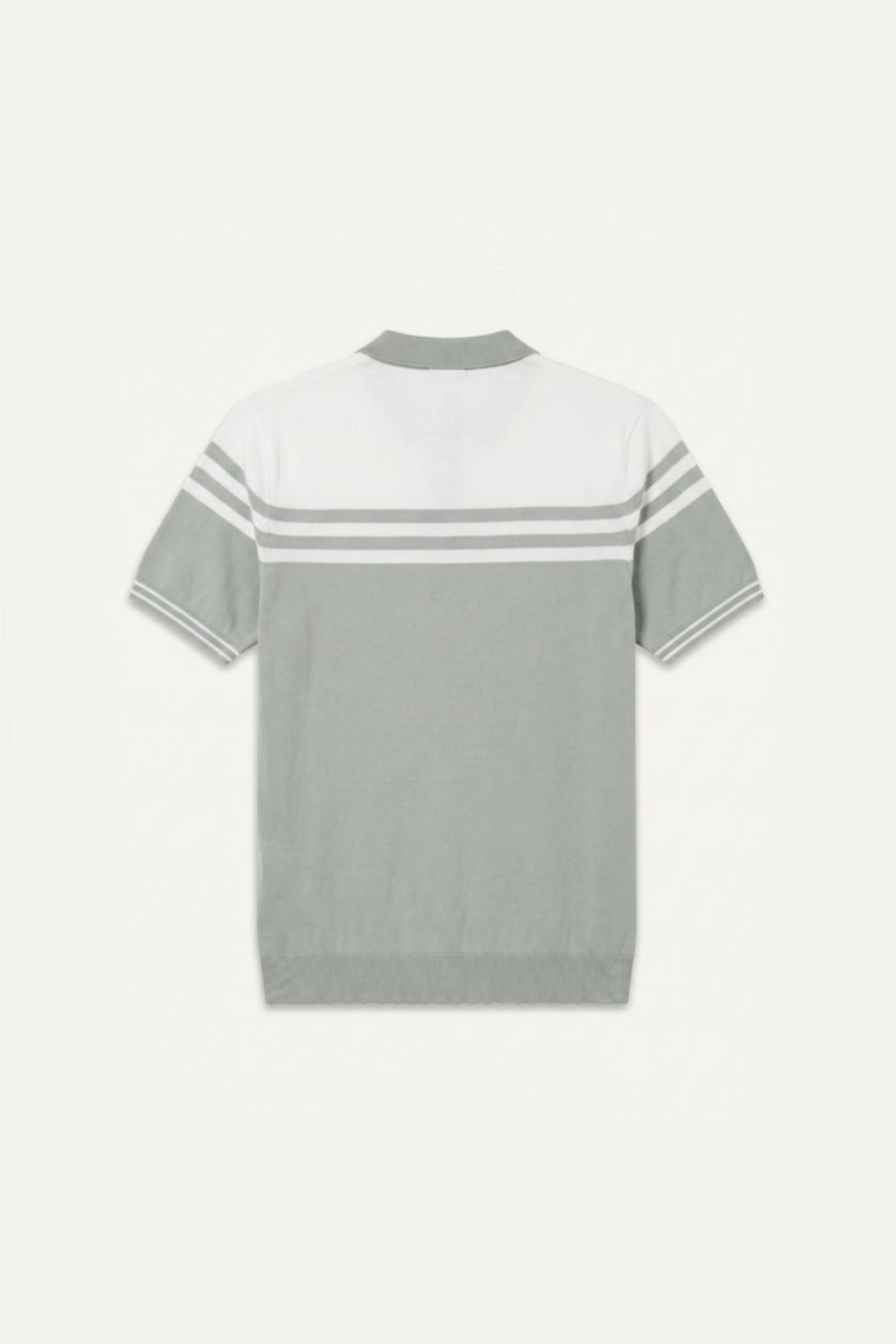 Men Mint Standard Fit Short Sleeve Polo T-Shirt