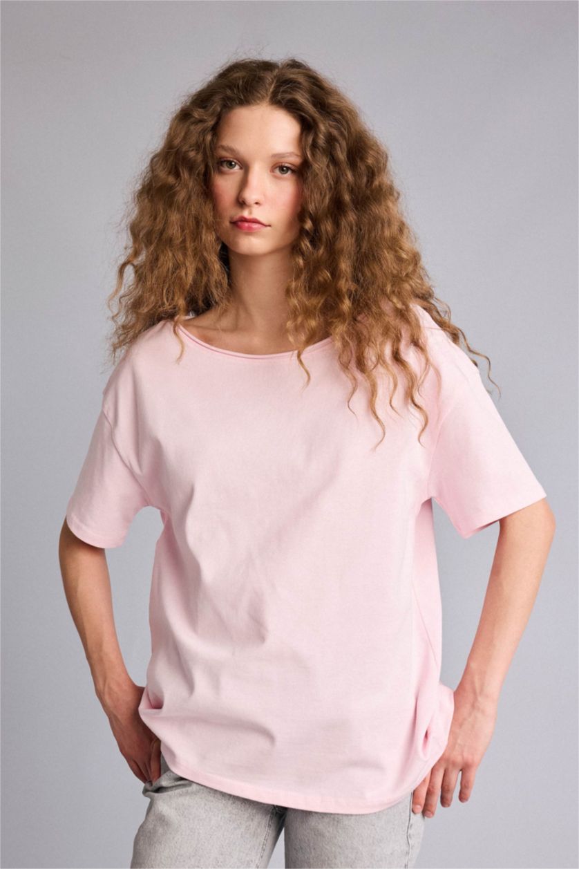 حريمي زهري Woman Short Sleeve T-Shirt