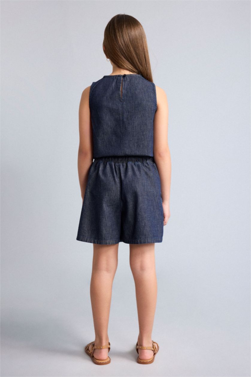 Young Girls - Teen Girls Dark Blue Girl Shorts