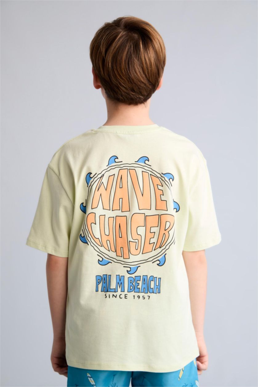 Young Boys - Teen Boys Mint Boy Oversize Fit Short Sleeve T-Shirt