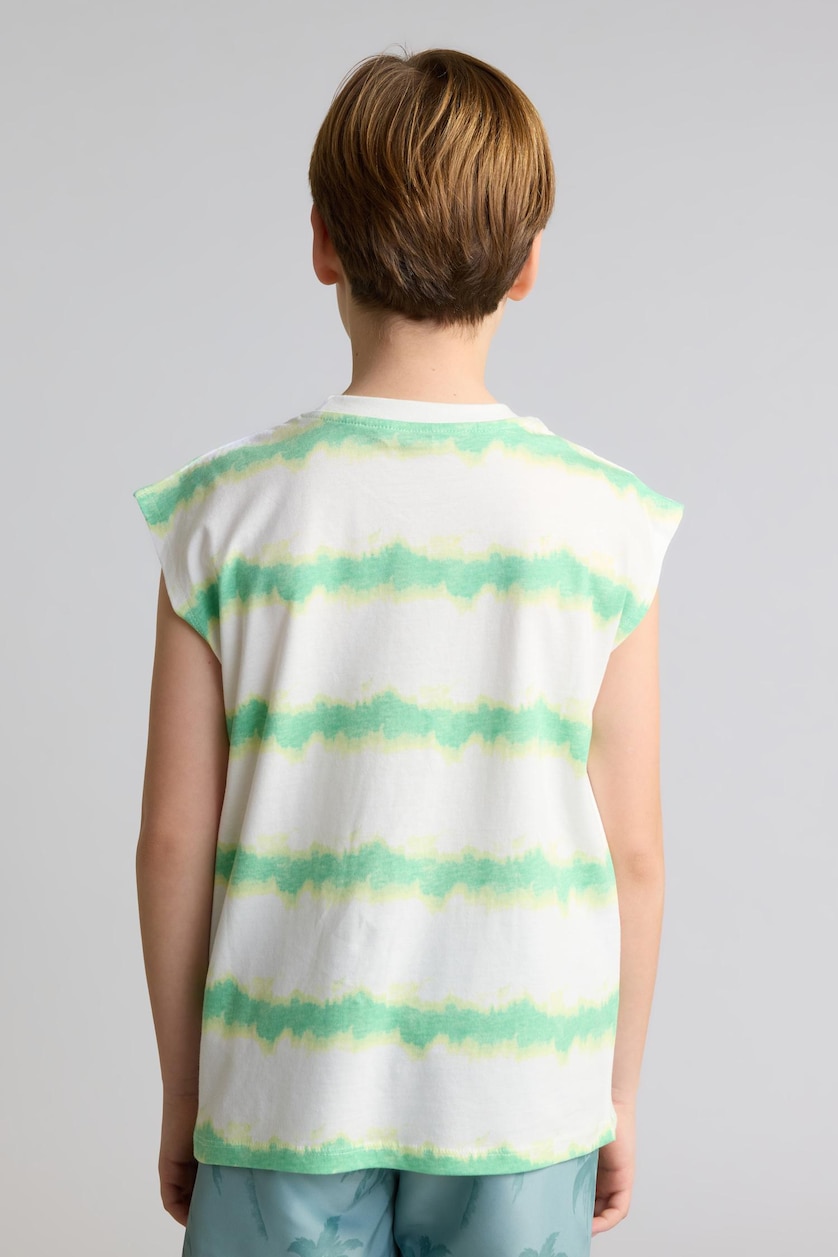 BOYS & TEENS Mint Boy Patterned Tank Top