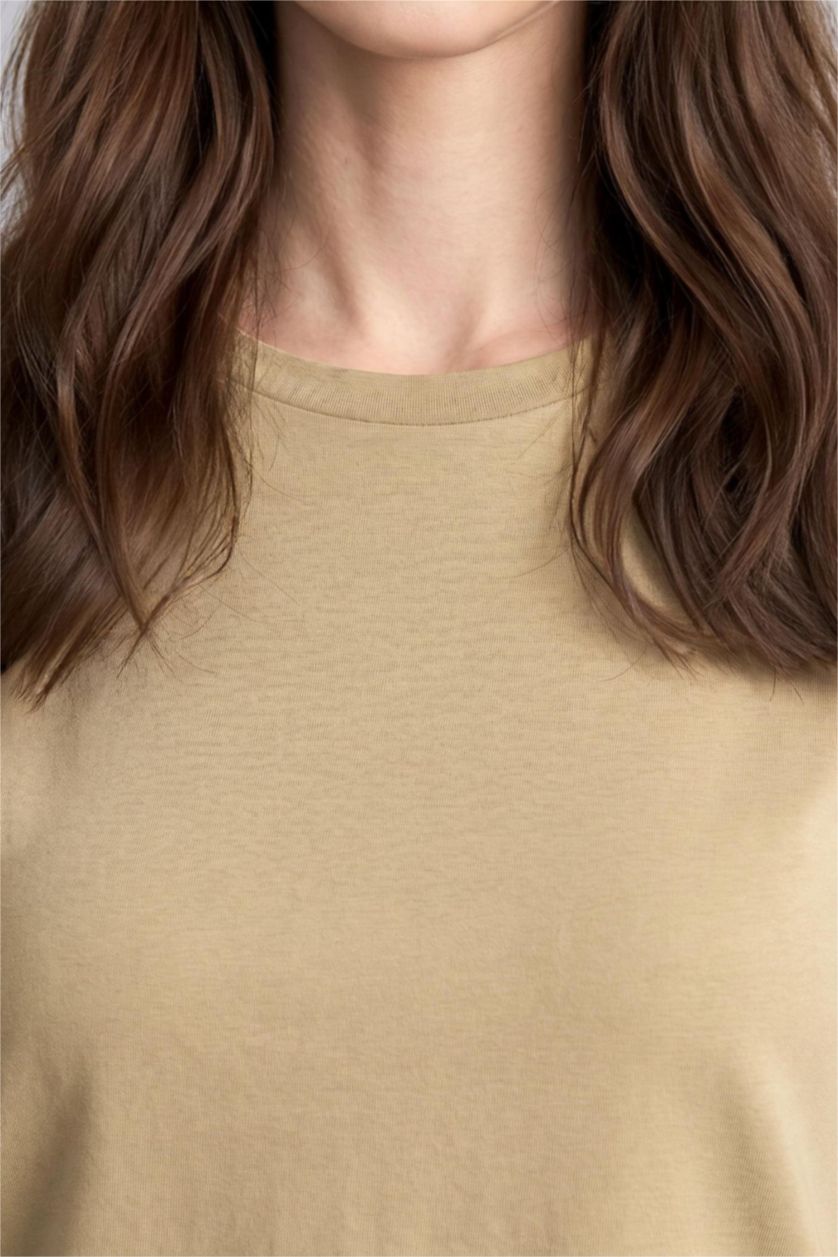 WOMAN Green Relax Fit Long Sleeve Tunic