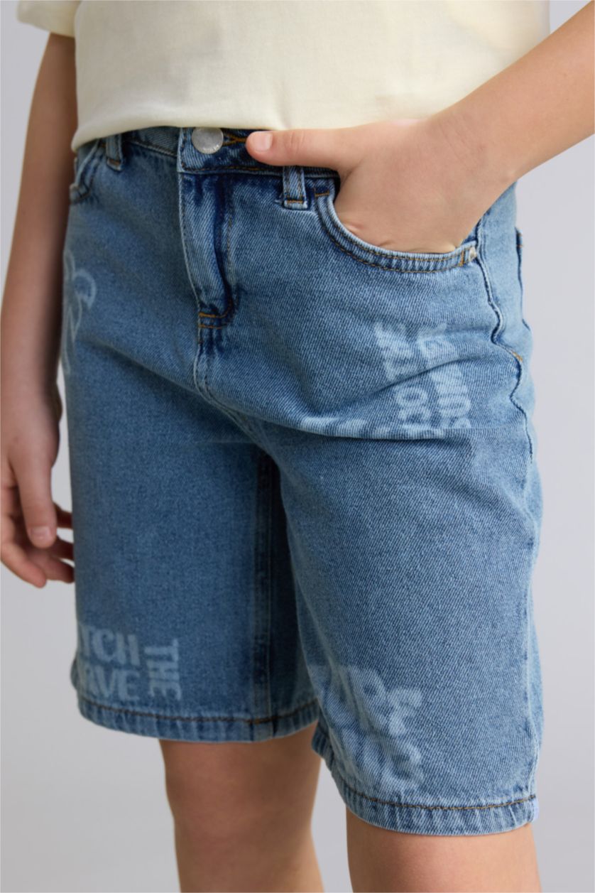 Boys & Teens Blue Boy Denim Shorts