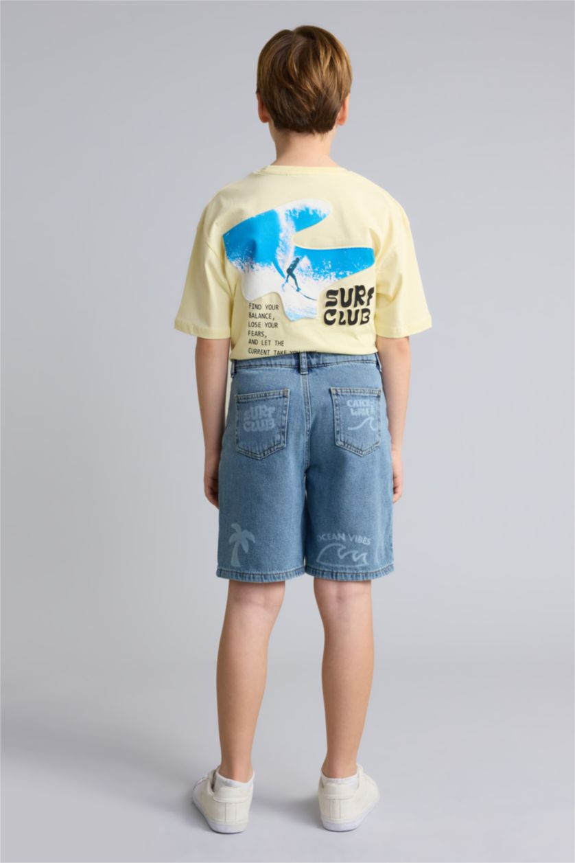 Boys & Teens Blue Boy Denim Shorts