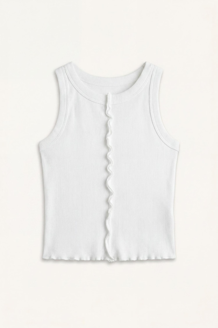 Young Girls - Teen Girls Violet Beyaz Girl Ribana Tank Top